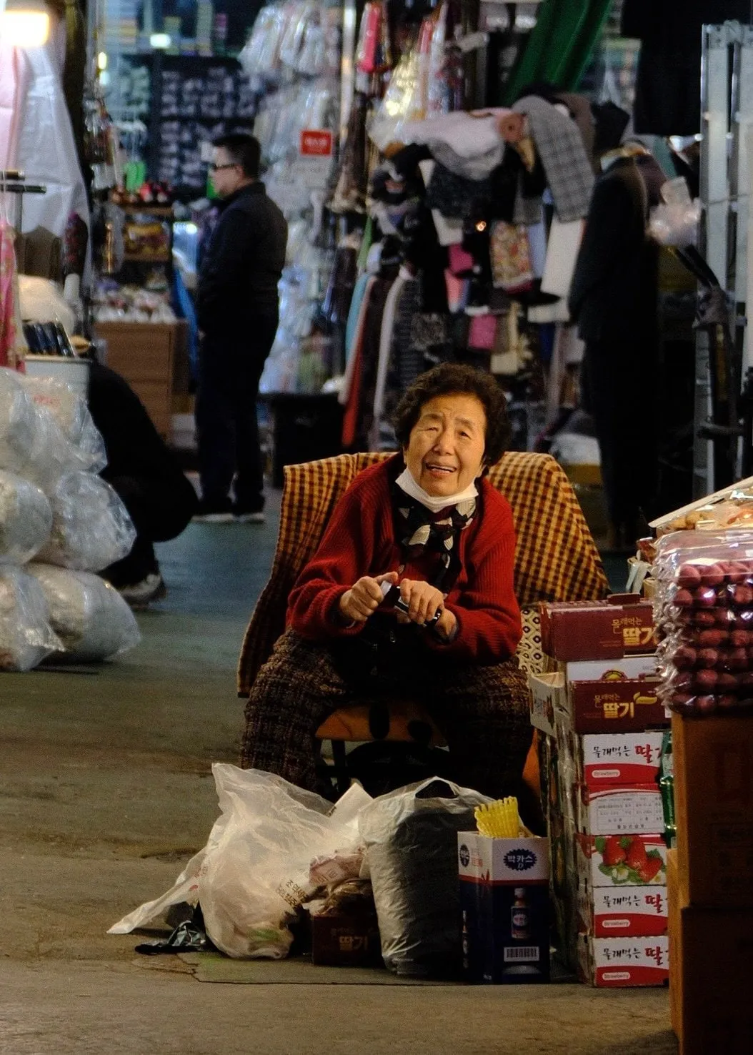 Photographing Gwangjang Market